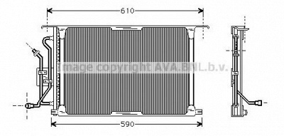 AVA QUALITY COOLING fd5258 -  Конденсатор, кондиционер